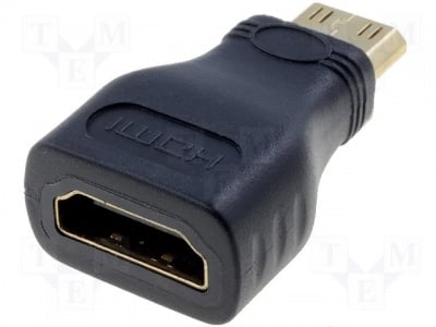 Преходник адаптер HDMI CA316 Адаптер; HDMI гнездо, HDMI mini щепсел
